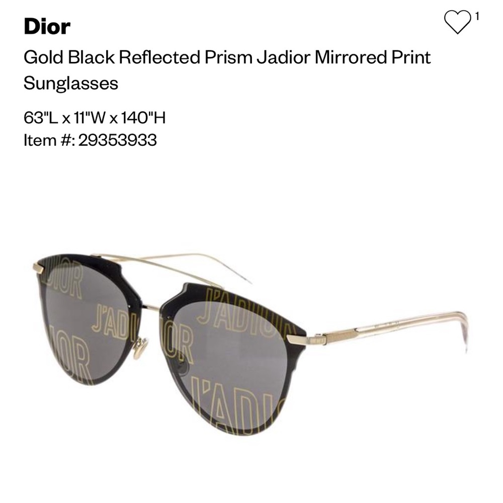 CHRISTIAN DIOR REFLECTED Sunglasses